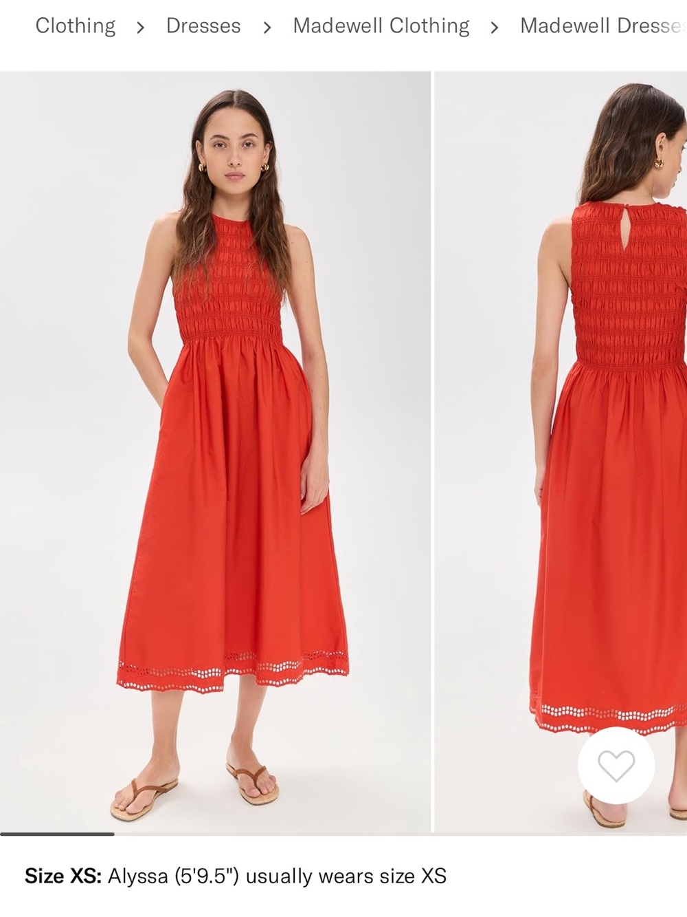 Madewell Ruched Melody Dress